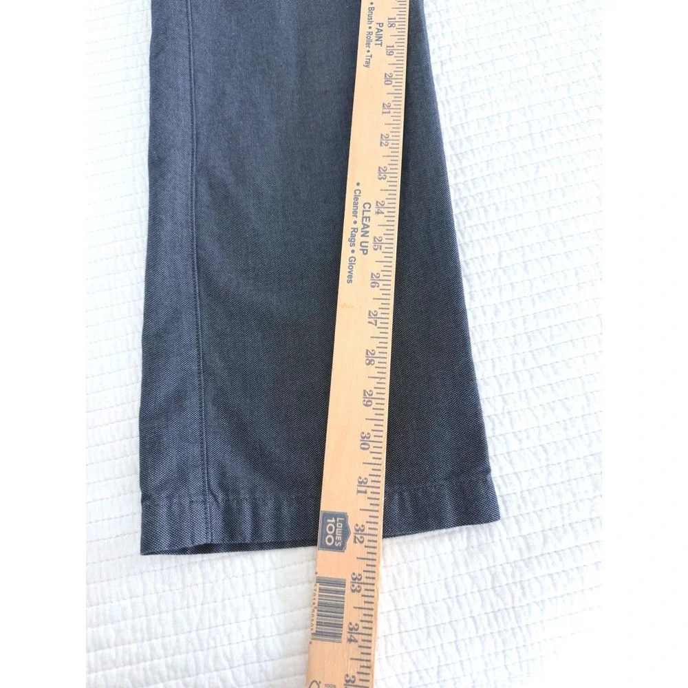 Banana Republic Kentfield Pant Mens 34x34 Blue Cotton Micro Dot Chino Trousers